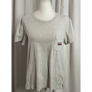 Women's PINK Victoria's Secret Gray Short Sleeve Tee XS